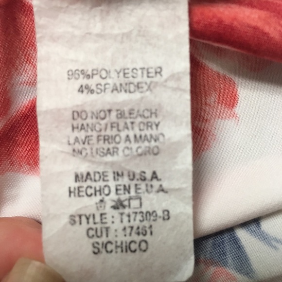 Flamingo Urban Floral Print Blouse - Picture 5 of 5